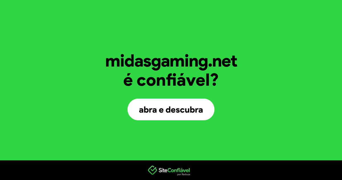 O site midasgaming.net é confiável?
