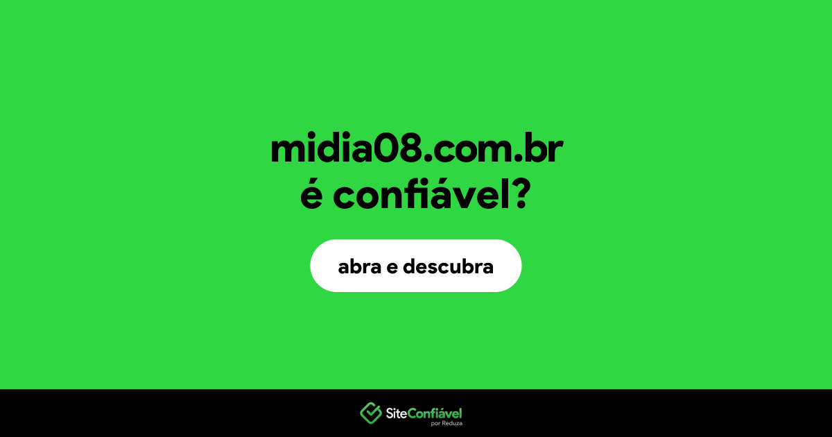 O site midia08.com.br é confiável?