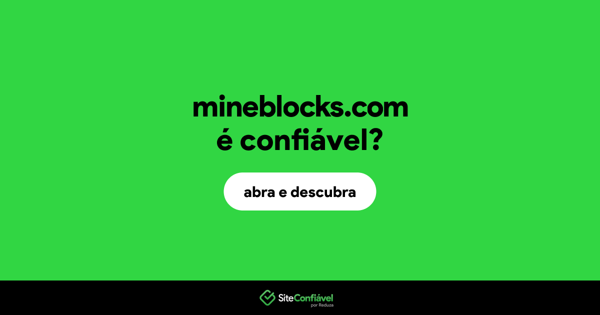O site mineblocks.com é confiável?