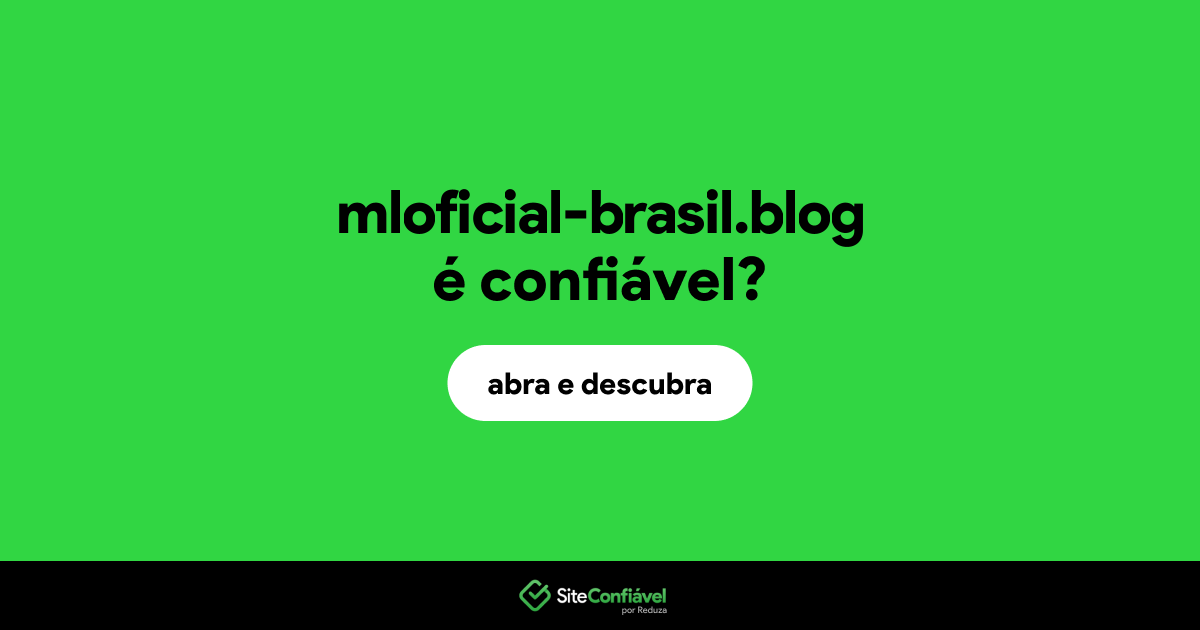 O site mloficial-brasil.blog é confiável?