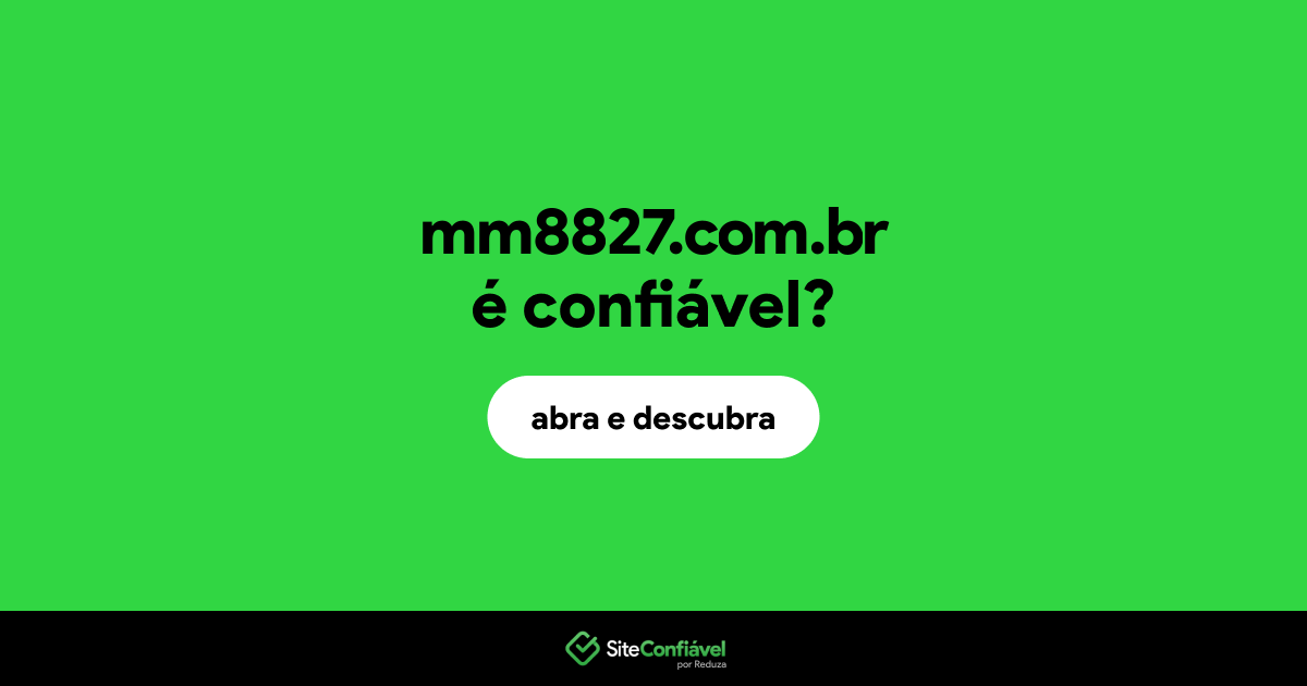 O site mm8827.com.br é confiável?