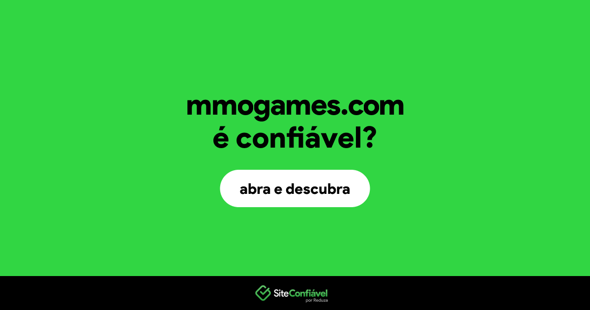 O site mmogames.com é confiável?