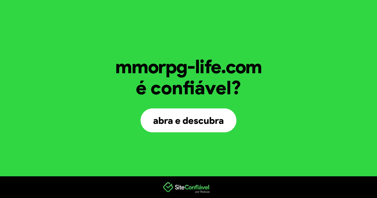 O site mmorpg-life.com é confiável?