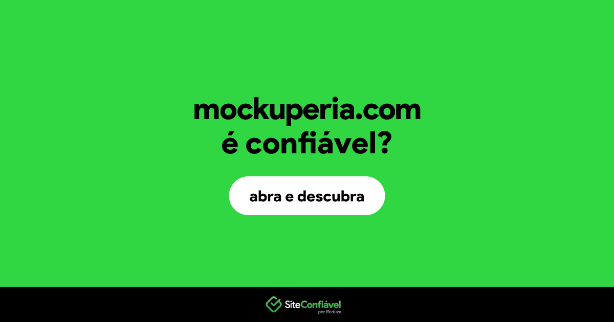 O site mockuperia.com é confiável?