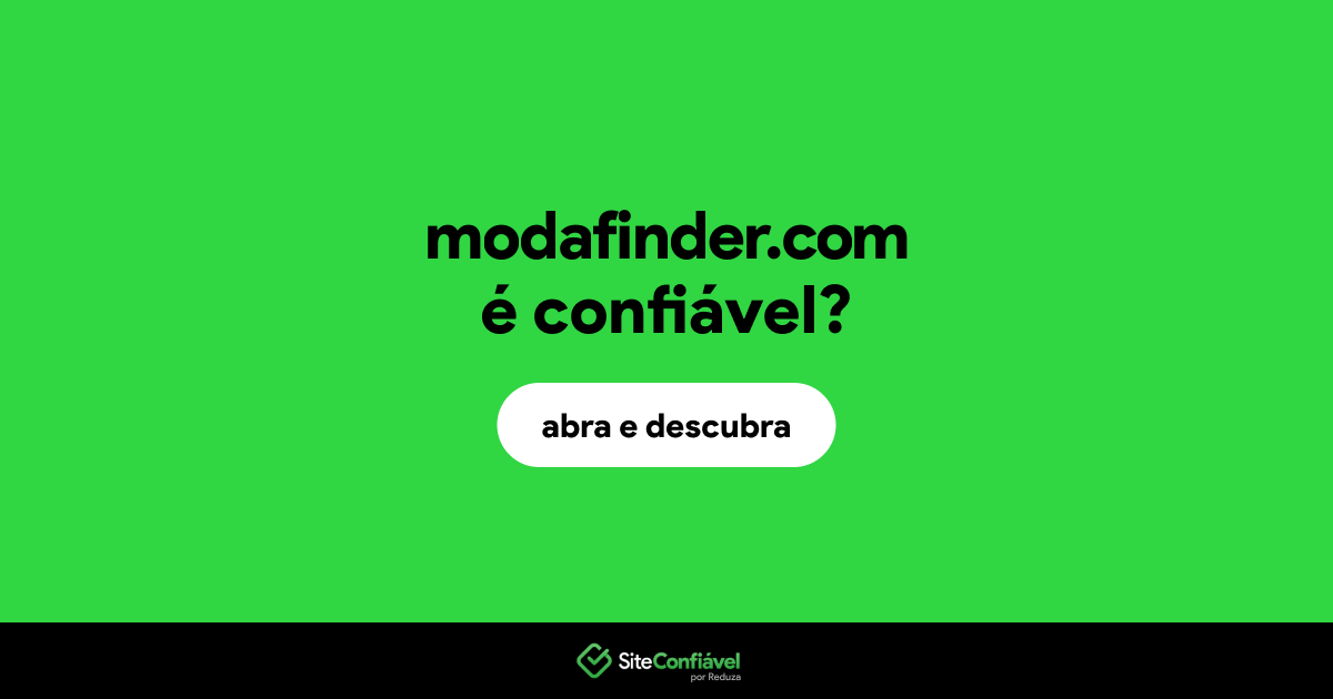 O site modafinder.com é confiável?