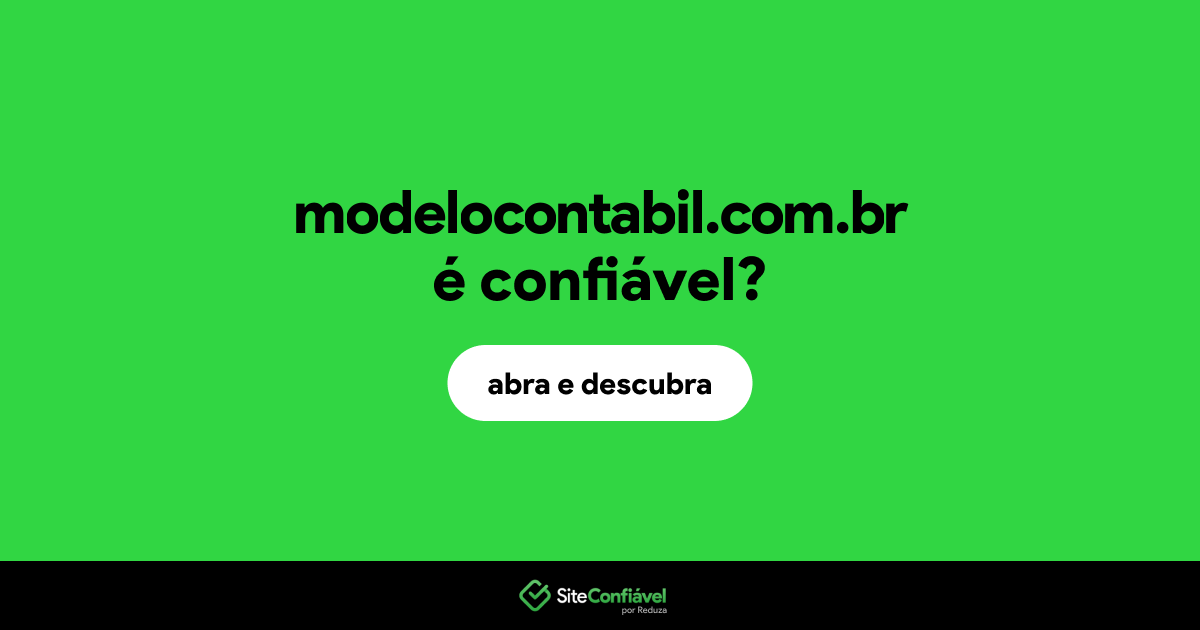 O site modelocontabil.com.br é confiável?