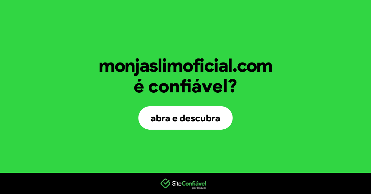 O site monjaslimoficial.com é confiável?