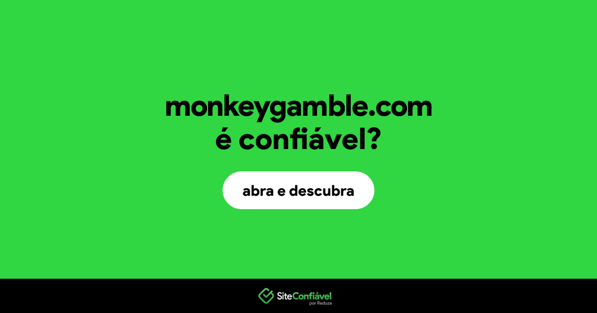 O site monkeygamble.com é confiável?
