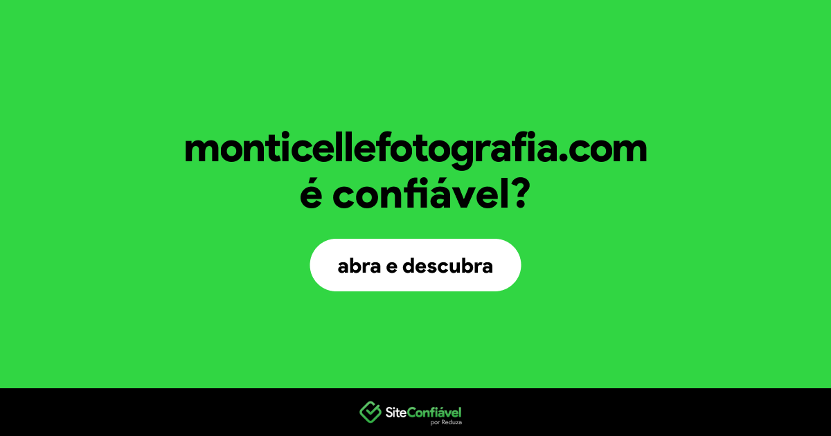 O site monticellefotografia.com é confiável?
