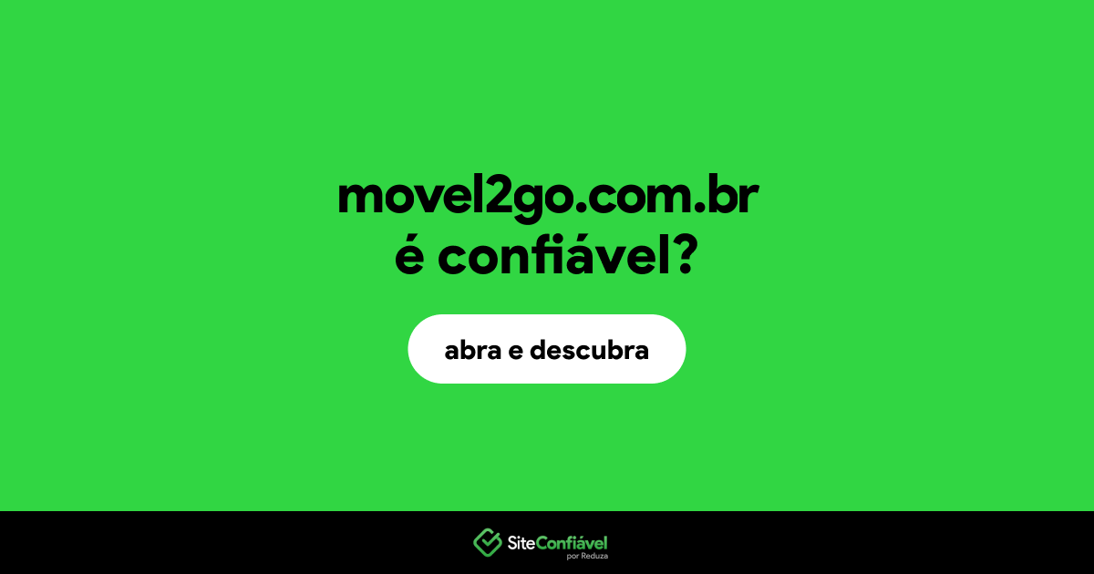 O site movel2go.com.br é confiável?