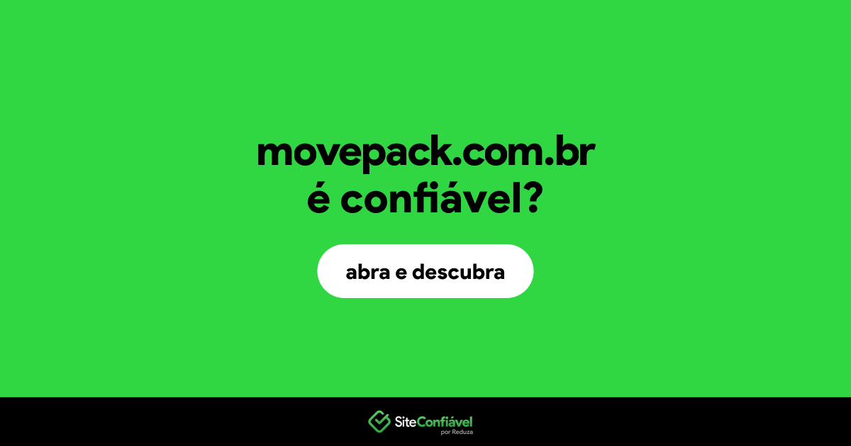 O site movepack.com.br é confiável?