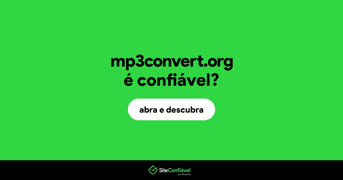 O site mp3convert.org é confiável?
