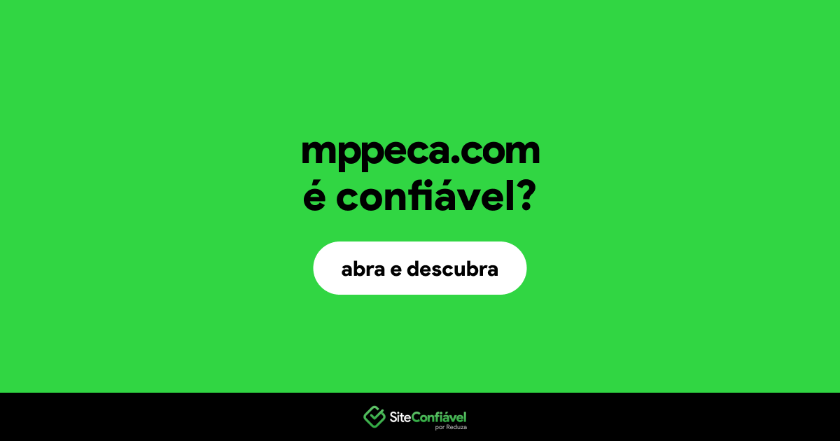 O site mppeca.com é confiável?