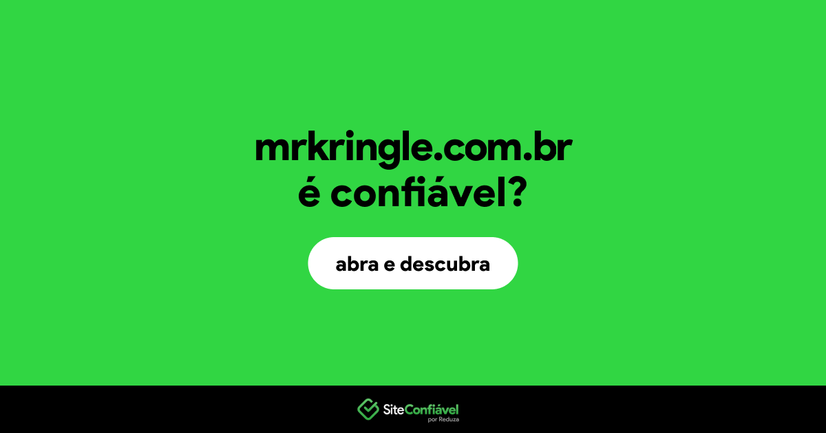 O site mrkringle.com.br é confiável?