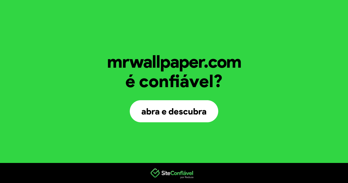 O site mrwallpaper.com é confiável?