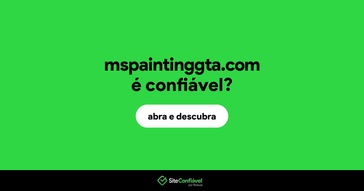 O site mspaintinggta.com é confiável?
