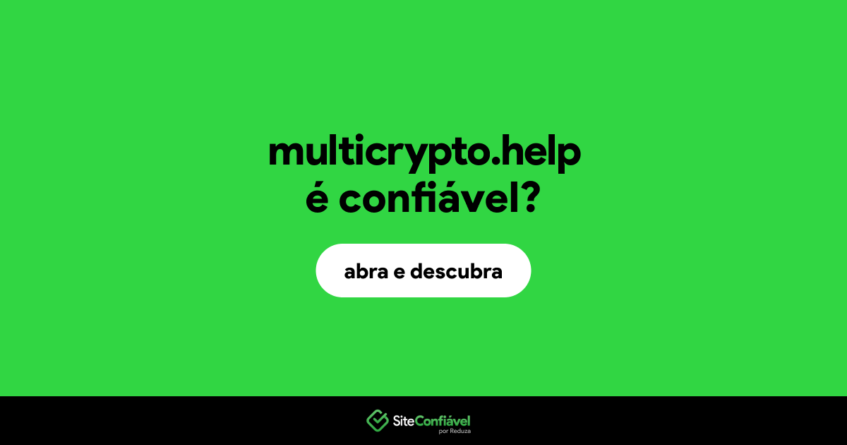 O site multicrypto.help é confiável?