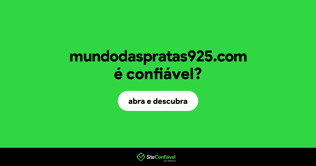 O site mundodaspratas925.com é confiável?