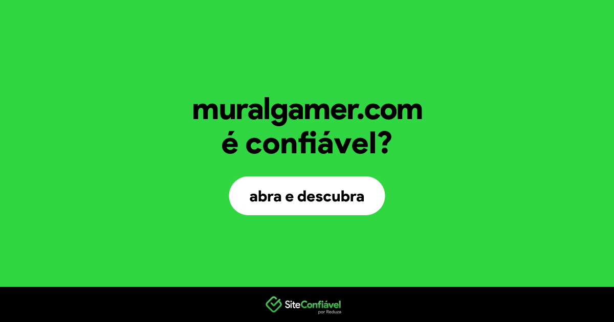 O site muralgamer.com é confiável?