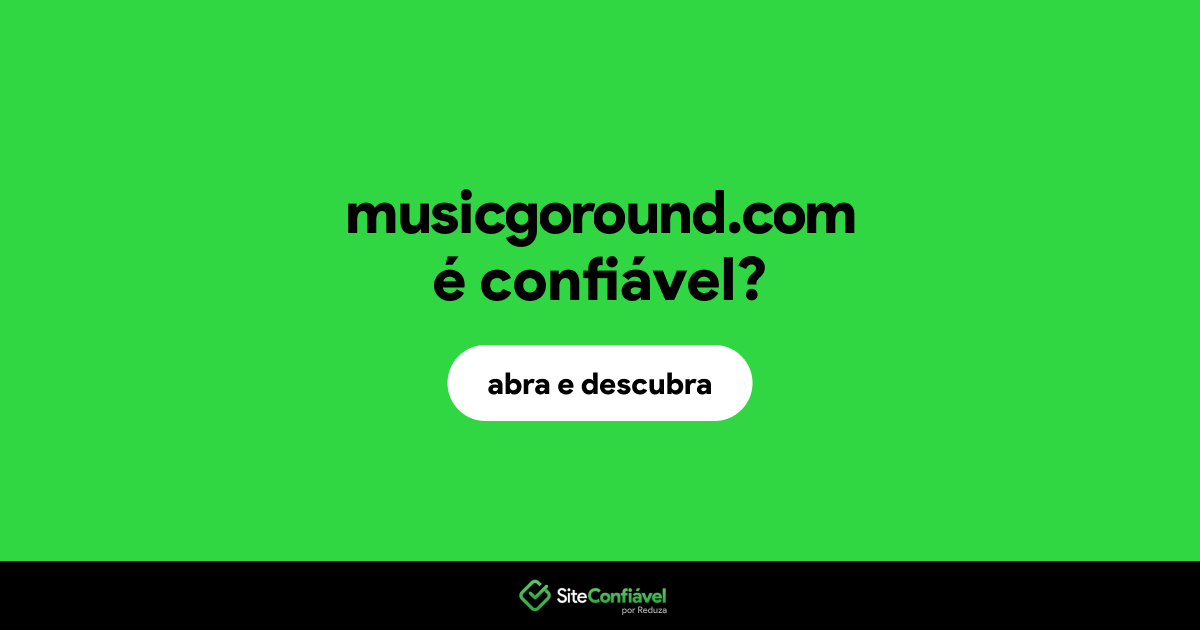 O site musicgoround.com é confiável?