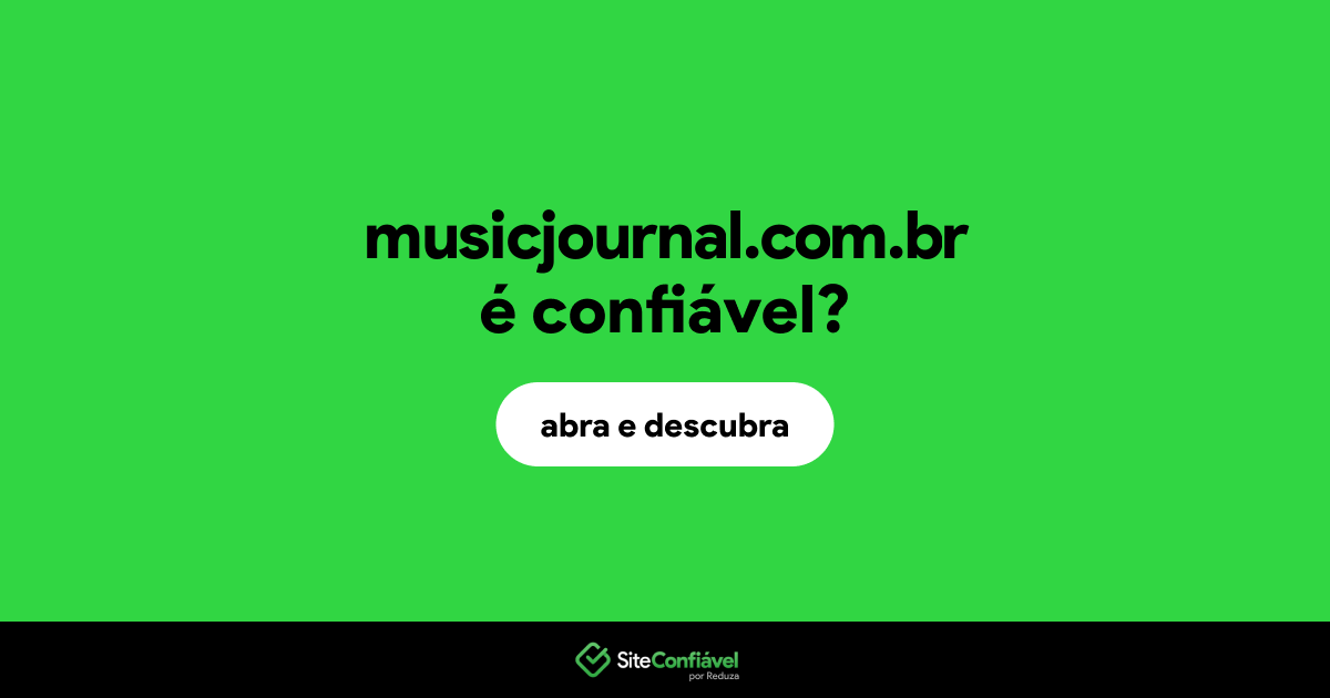 O site musicjournal.com.br é confiável?