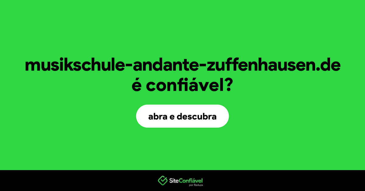 O site musikschule-andante-zuffenhausen.de é confiável?