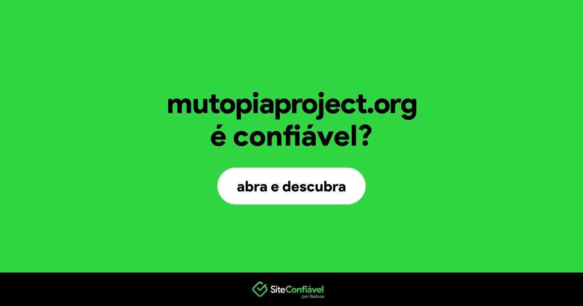 O site mutopiaproject.org é confiável?