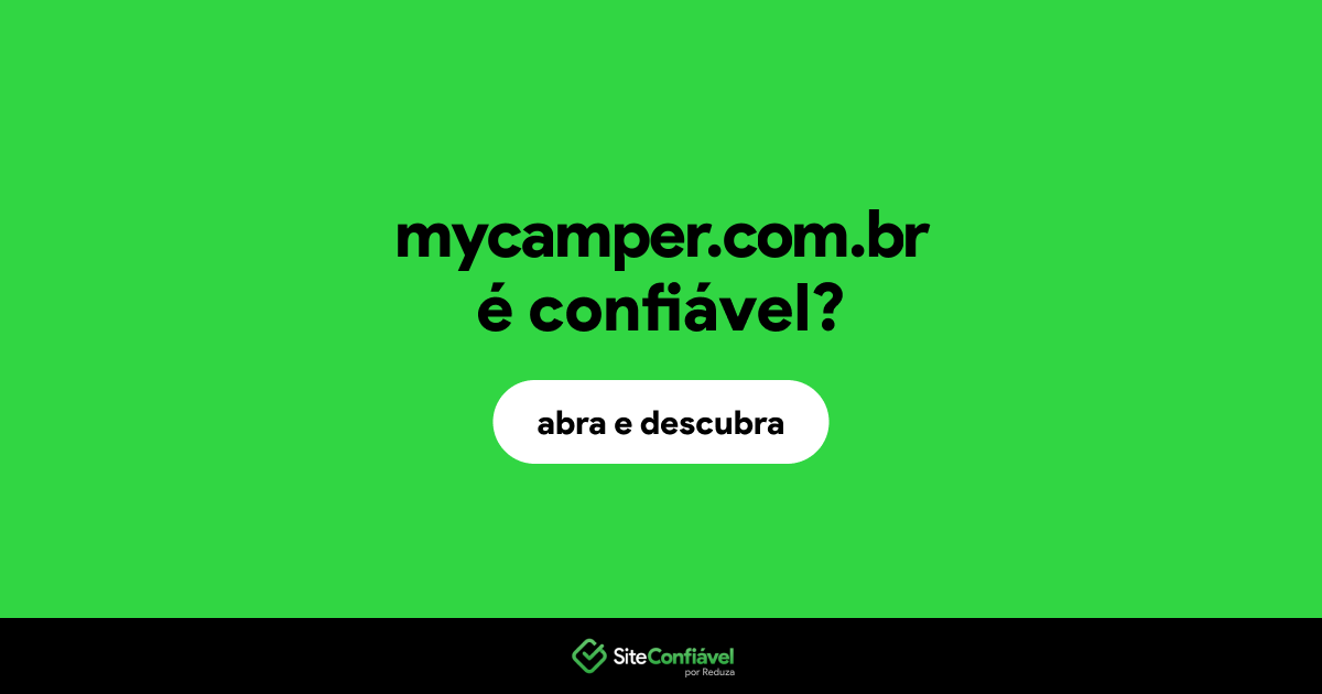 O site mycamper.com.br é confiável?