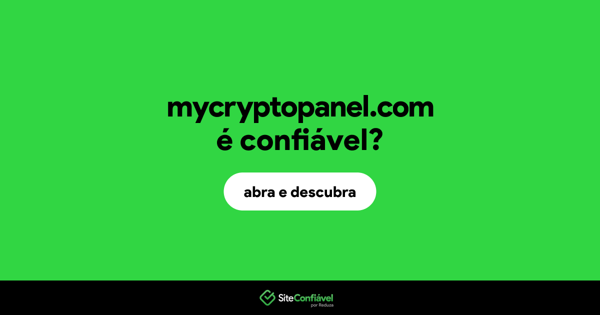 O site mycryptopanel.com é confiável?