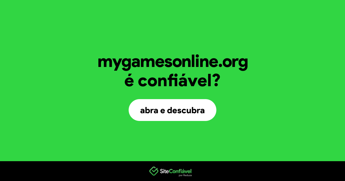 O site mygamesonline.org é confiável?
