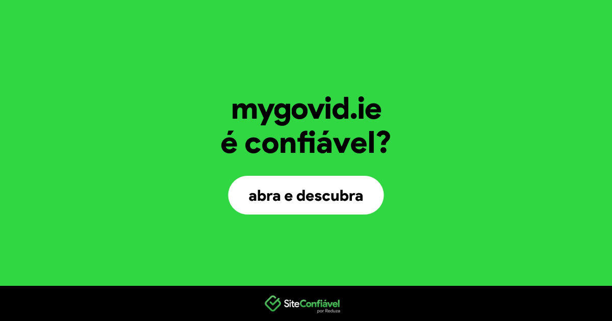 O site mygovid.ie é confiável?
