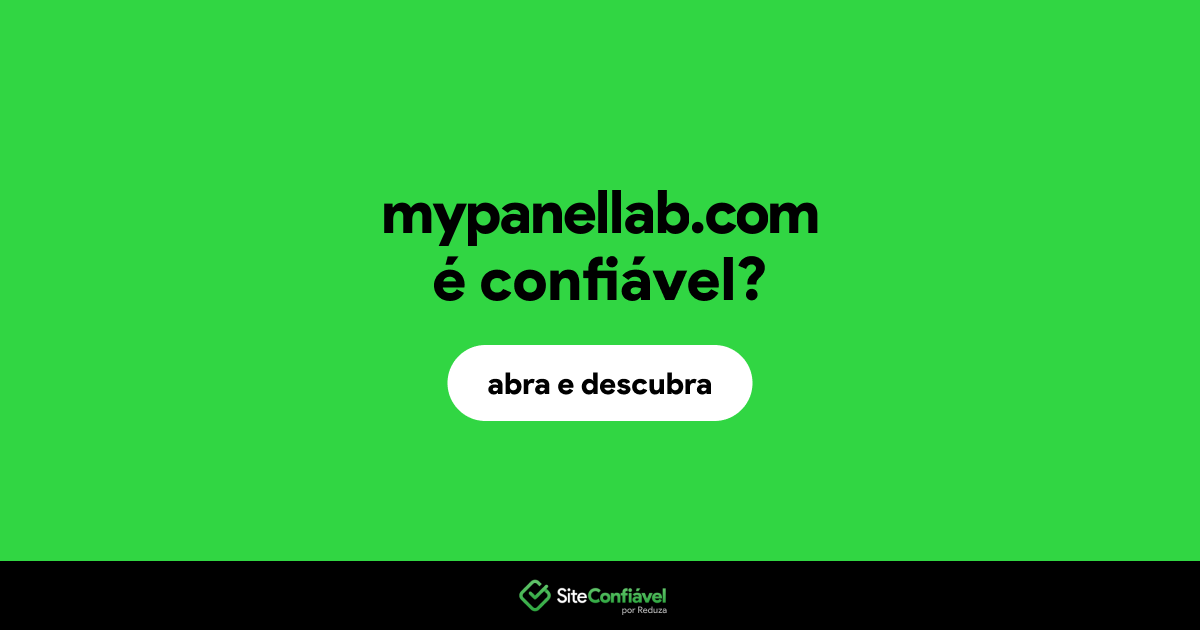 O site mypanellab.com é confiável?
