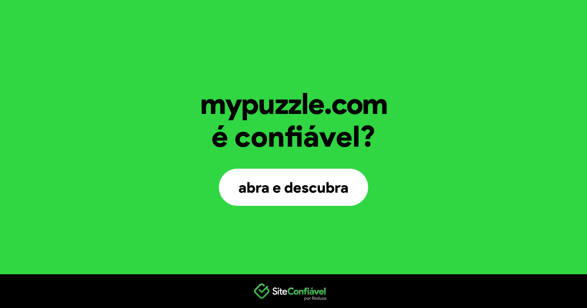 O site mypuzzle.com é confiável?