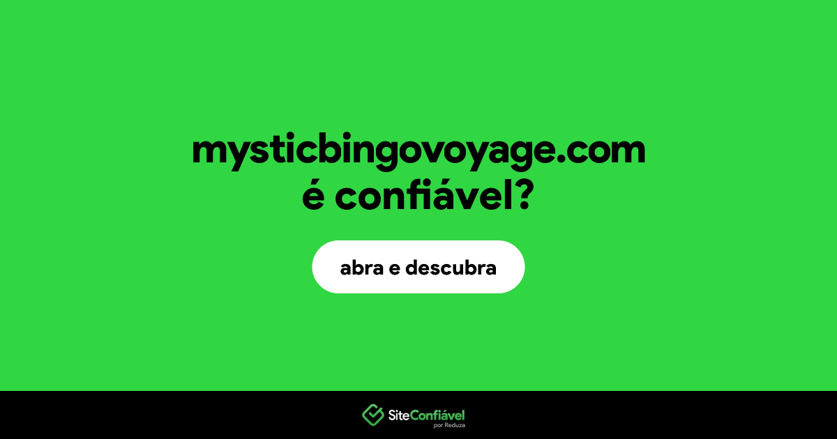O site mysticbingovoyage.com é confiável?