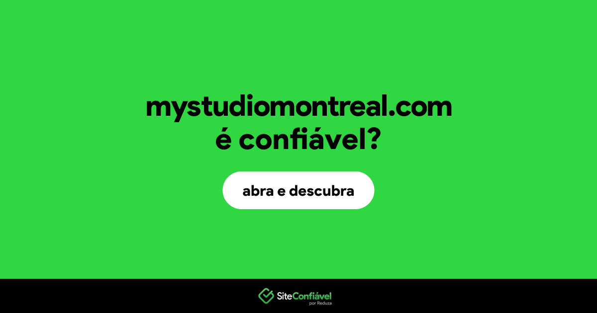 O site mystudiomontreal.com é confiável?