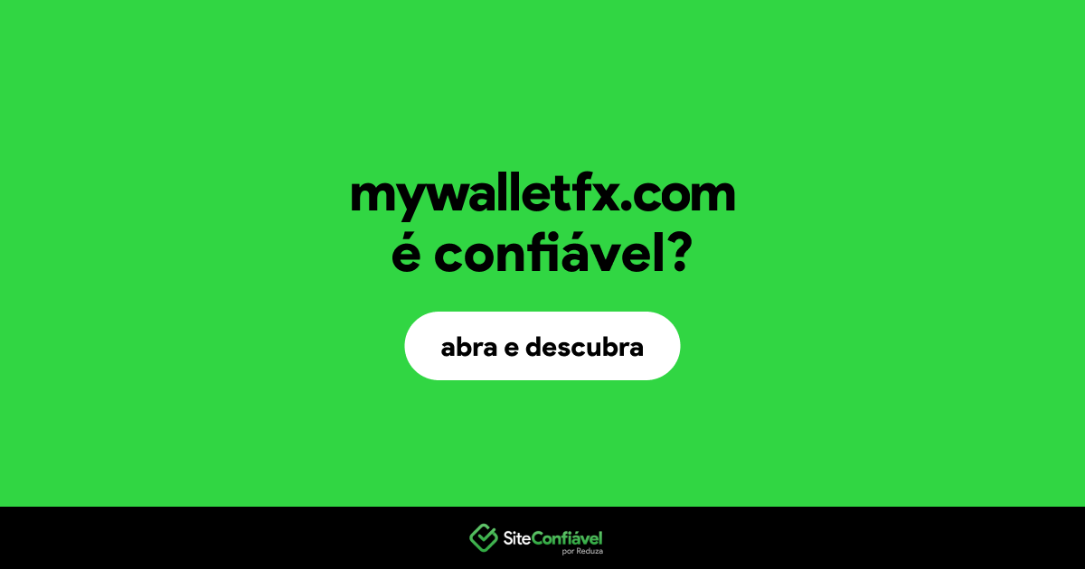 O site mywalletfx.com é confiável?