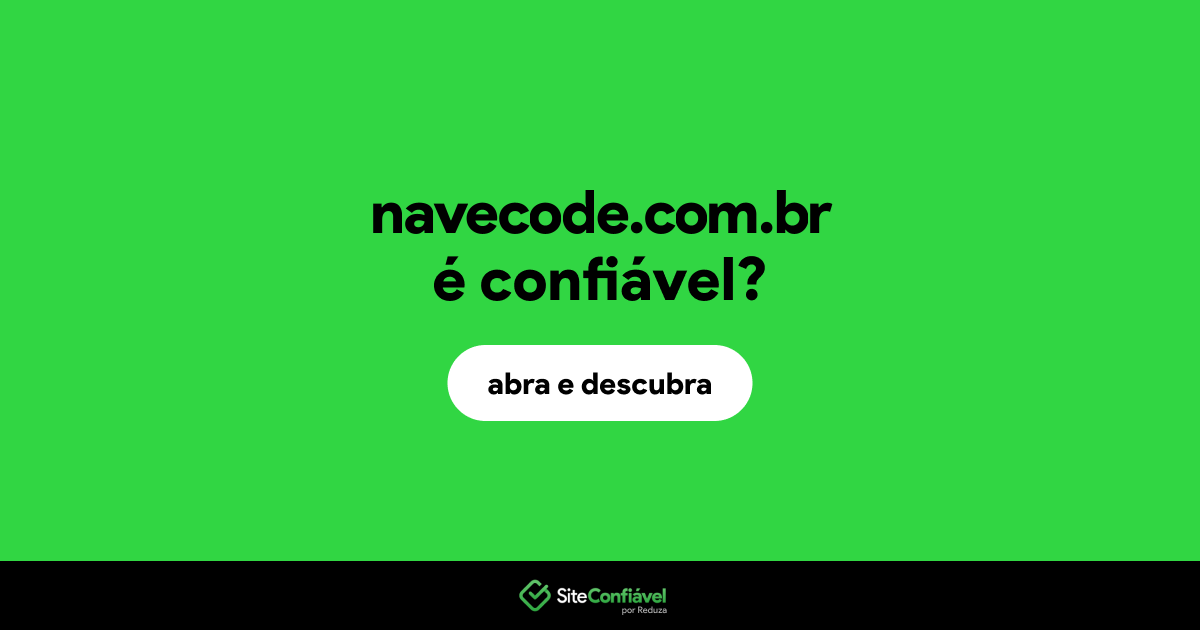 O site navecode.com.br é confiável?