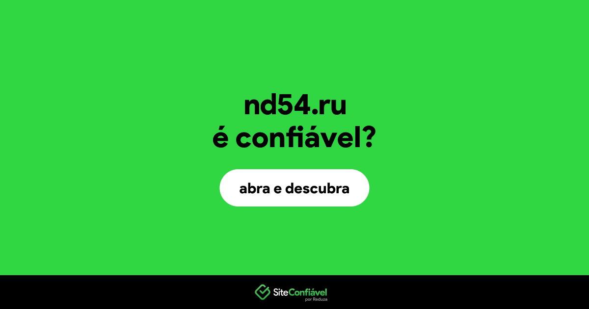 O site nd54.ru é confiável?