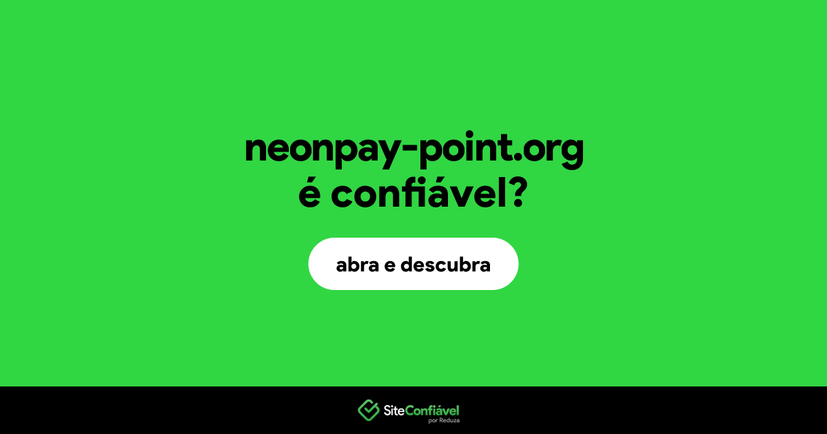 O site neonpay-point.org é confiável?