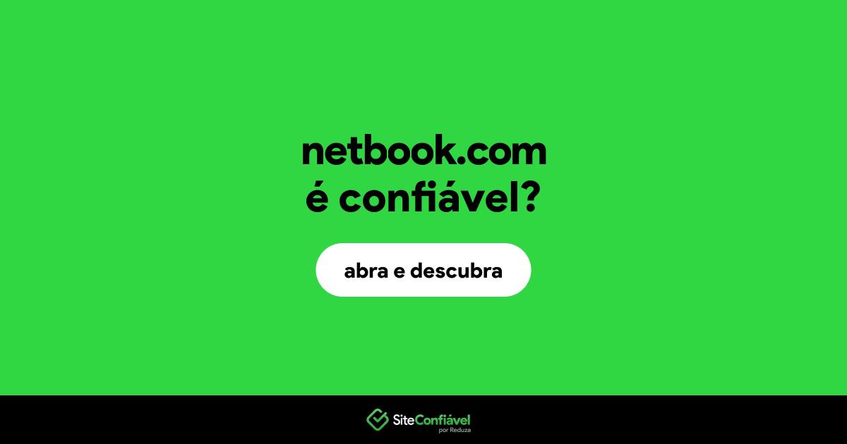 O site netbook.com é confiável?