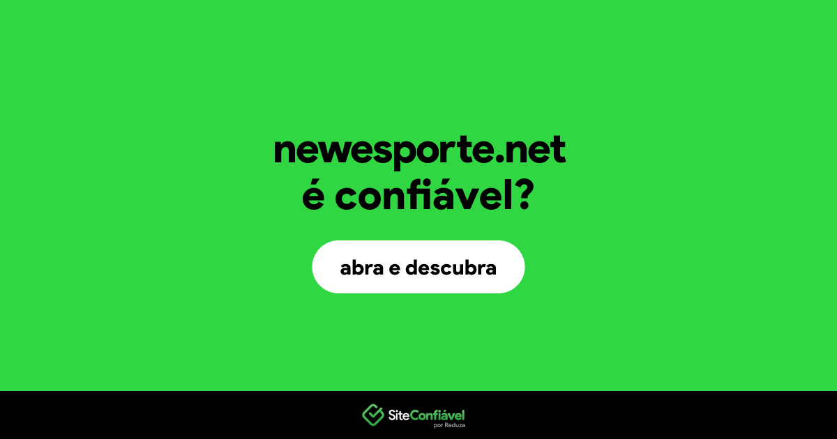O site newesporte.net é confiável?