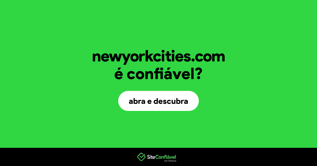 O site newyorkcities.com é confiável?