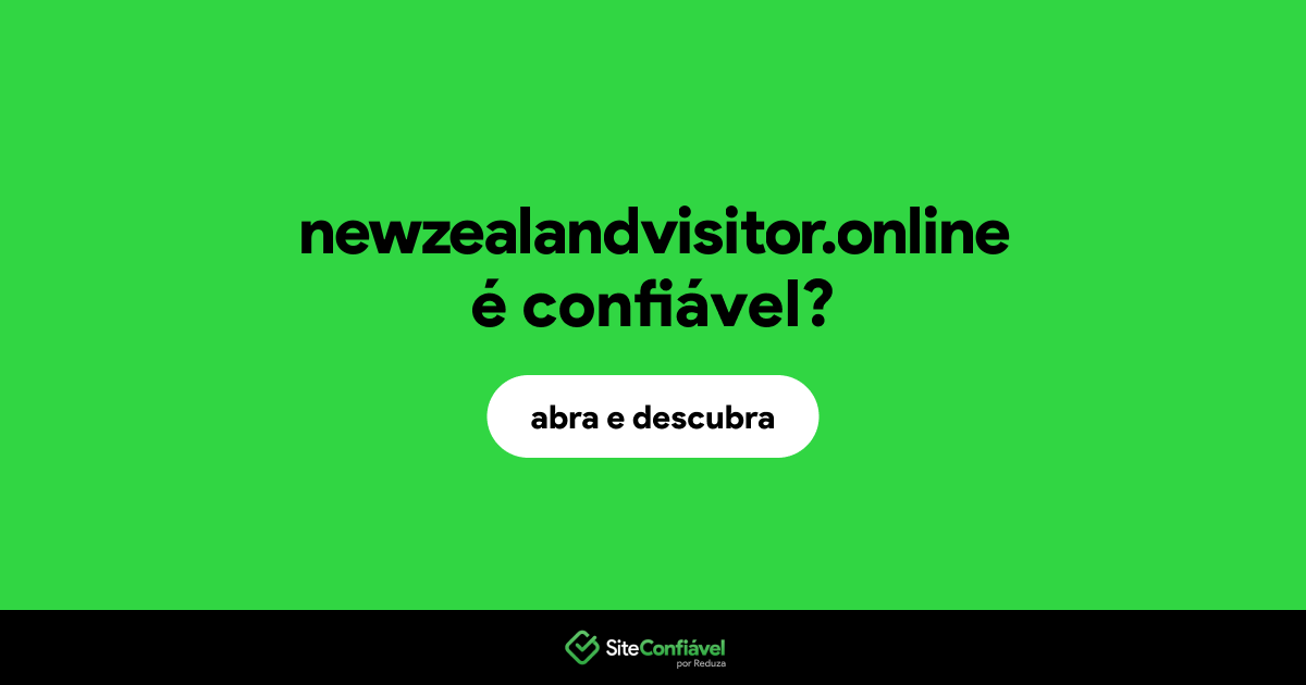 O site newzealandvisitor.online é confiável?