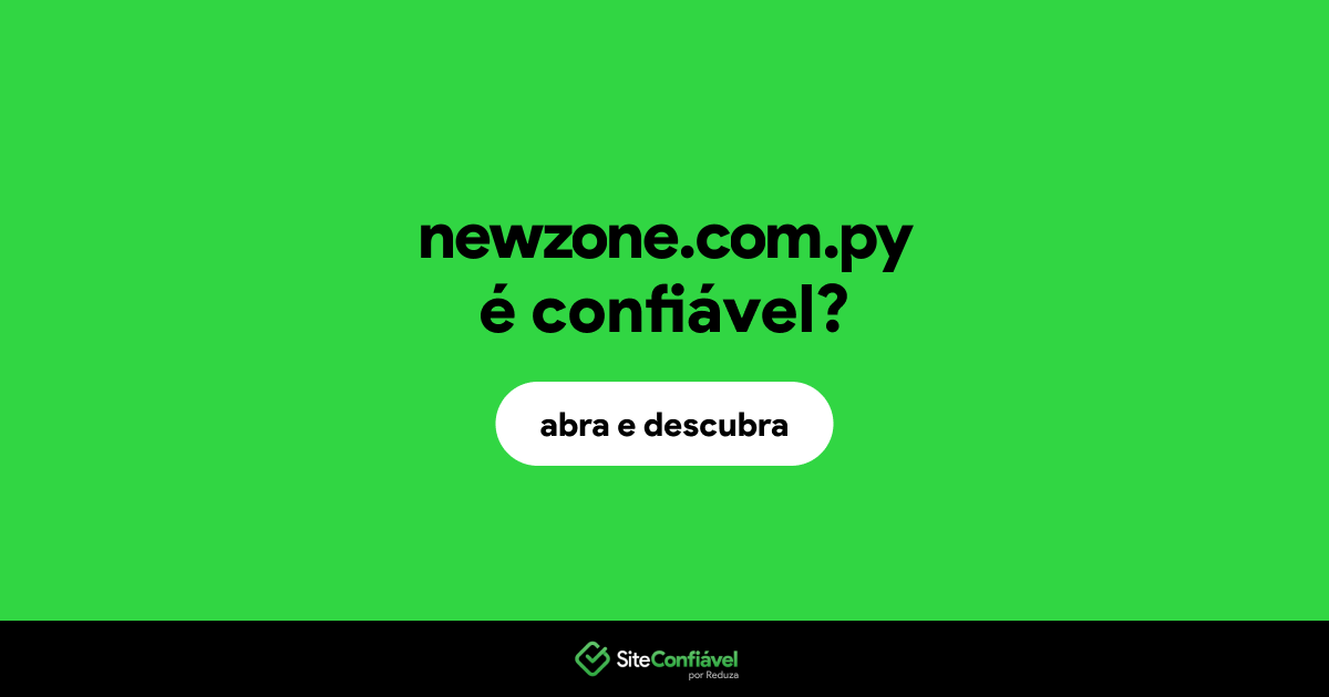 O site newzone.com.py é confiável?
