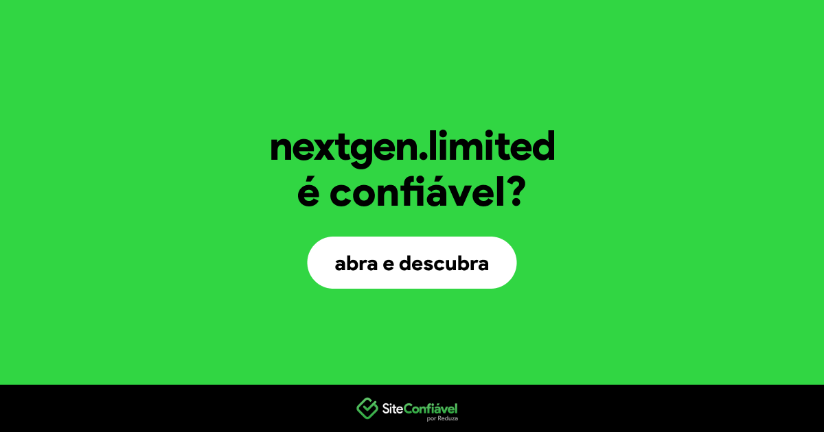 O site nextgen.limited é confiável?