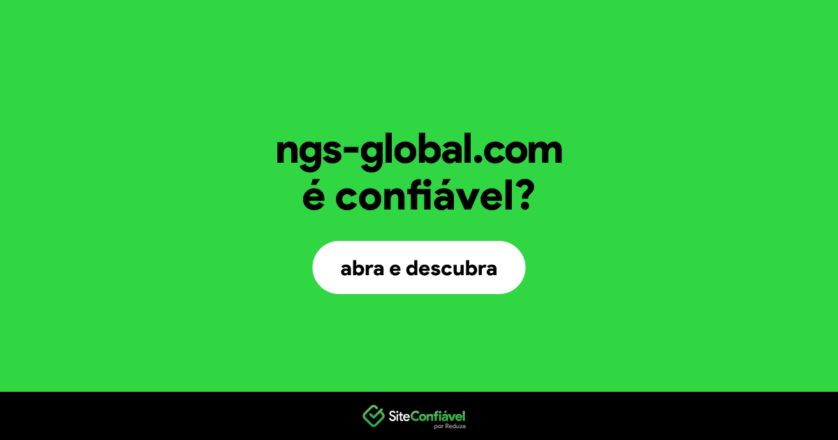 O site ngs-global.com é confiável?