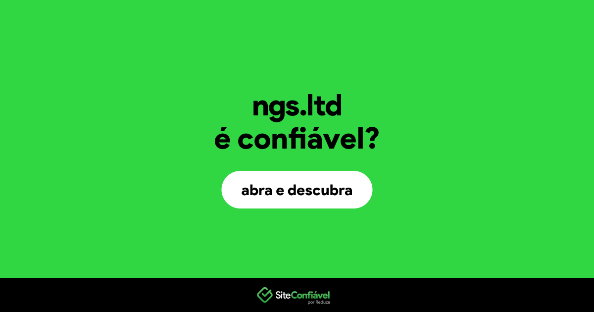 O site ngs.ltd é confiável?