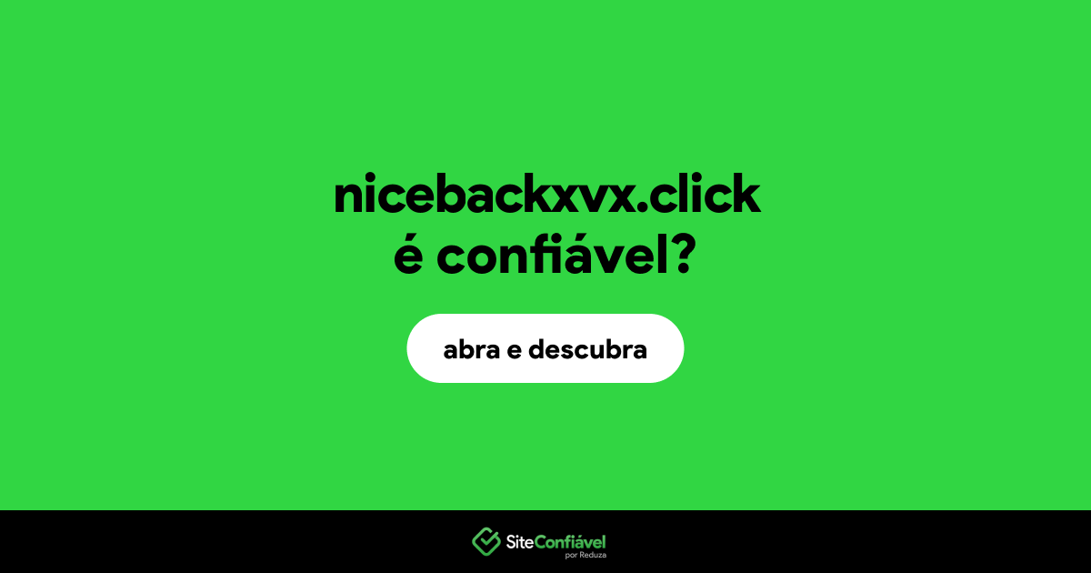O site nicebackxvx.click é confiável?