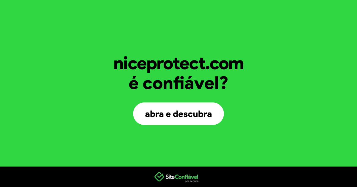 O site niceprotect.com é confiável?