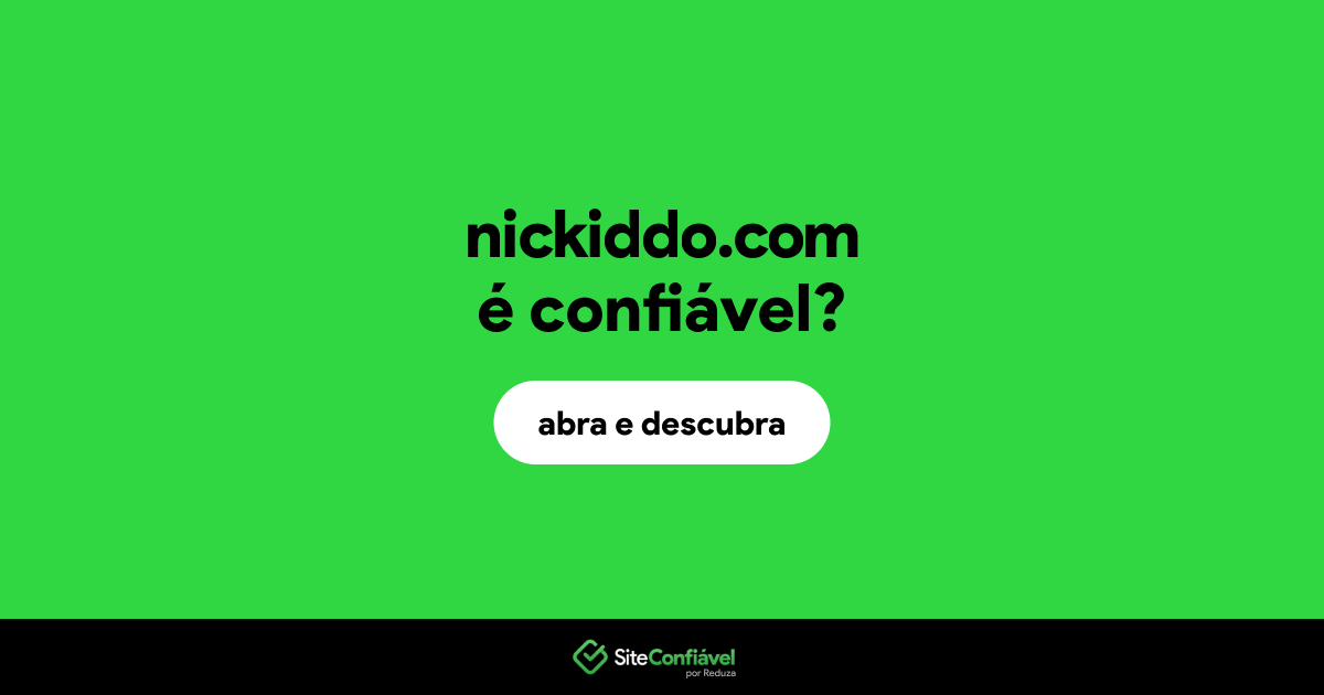 O site nickiddo.com é confiável?
